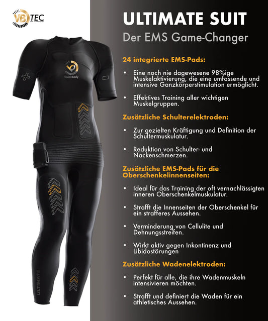 Tuta Visionbody EMS ULTIMATE (tuta aggiuntiva)