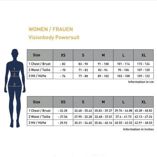 Tuta EMS senza fili (componente aggiuntivo) - Visionbody