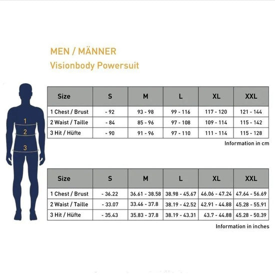 Tuta EMS senza fili (componente aggiuntivo) - Visionbody
